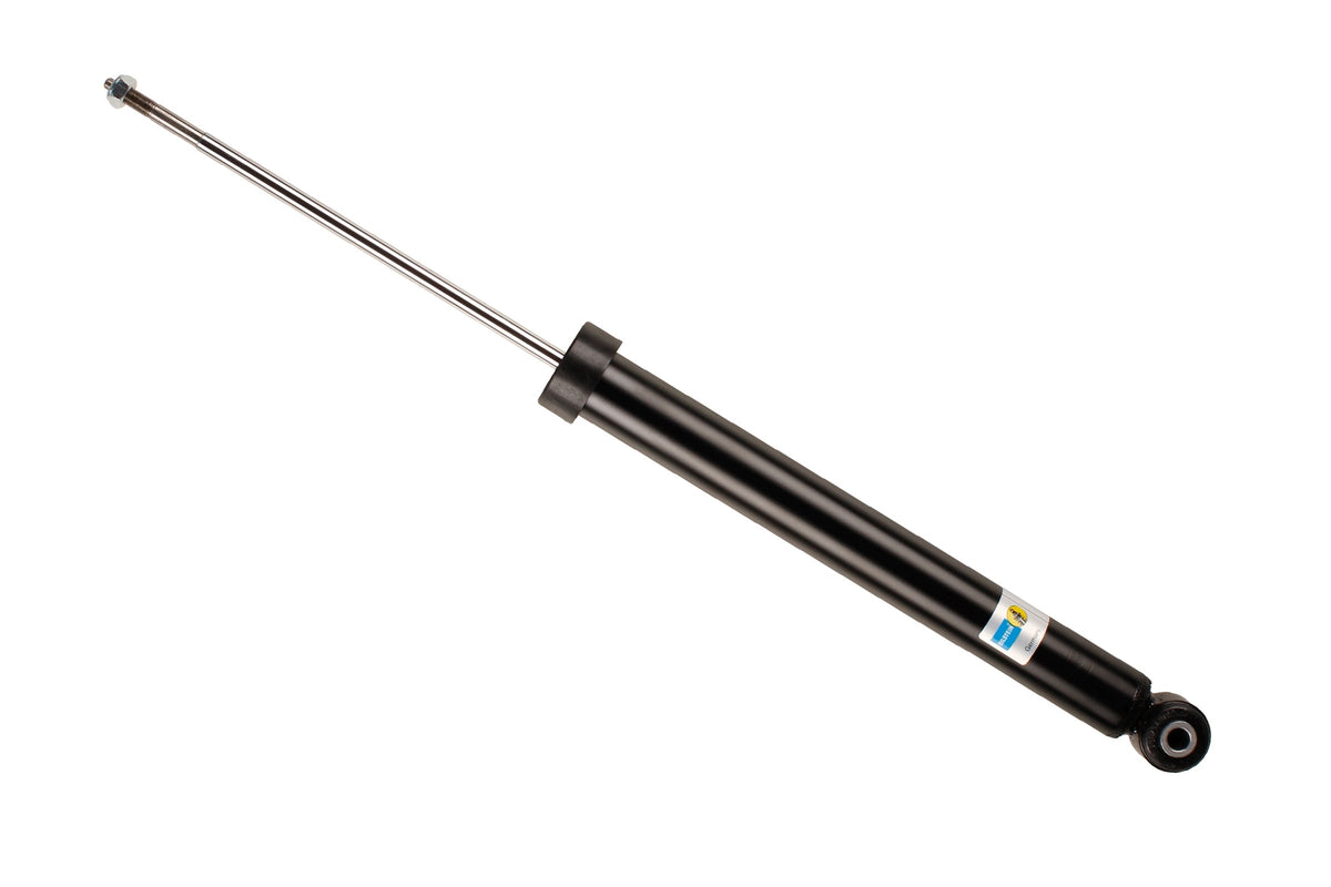 Bilstein B4 rear shock absorber for Volkswagen Amarok heavy-duty truck, showcasing durable shock absorber with mounting components.