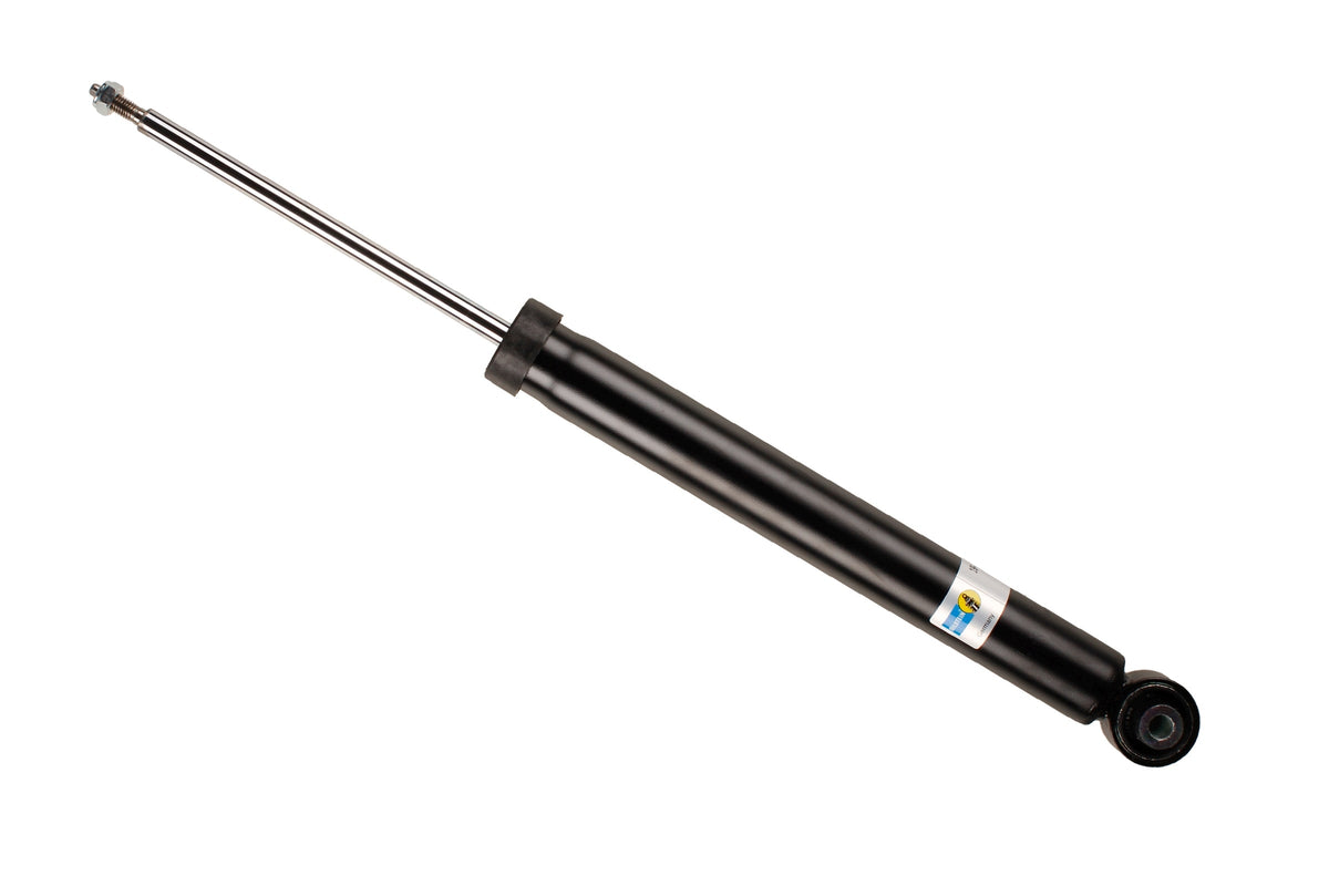 Bilstein B4 rear shock absorber for Volkswagen Golf VII with multi-link suspension, part number 19-230559, mounted on vehicle.