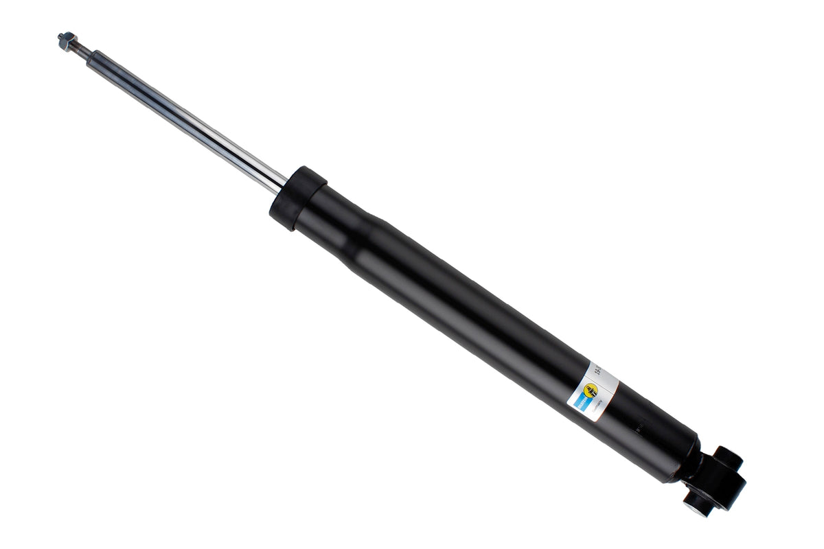 Bilstein B4 rear shock absorber for Audi A6 MLBEvo, designed for rough road suspension with durable shock absorber components.