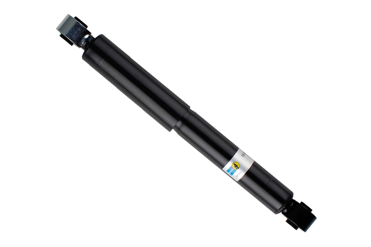 Bilstein B4 rear shock absorber for Volkswagen Caddy V with torsion beam suspension, showing the shock unit installed.
