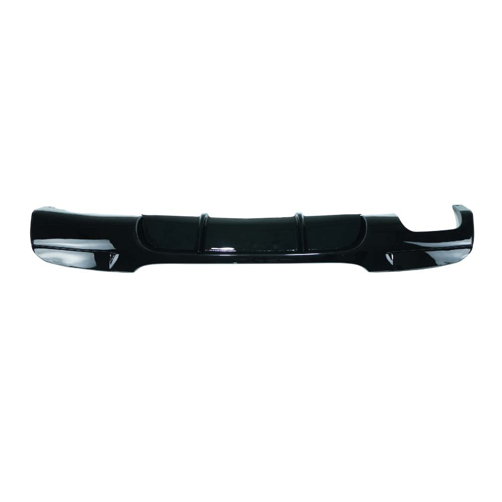 BMW 3 Series E90/E91 2005-2011 CT Carbon gloss black twin left rear diffuser, automotive exterior part with aerodynamic design.