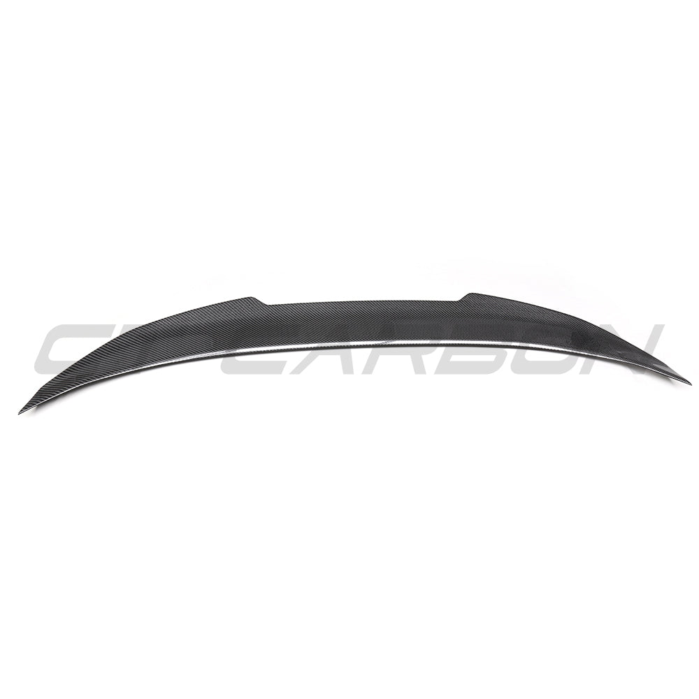 BMW 8 Series M8 G16/F93 carbon fiber spoiler by CT Carbon, sleek aerodynamic design for 2019-2025 models.