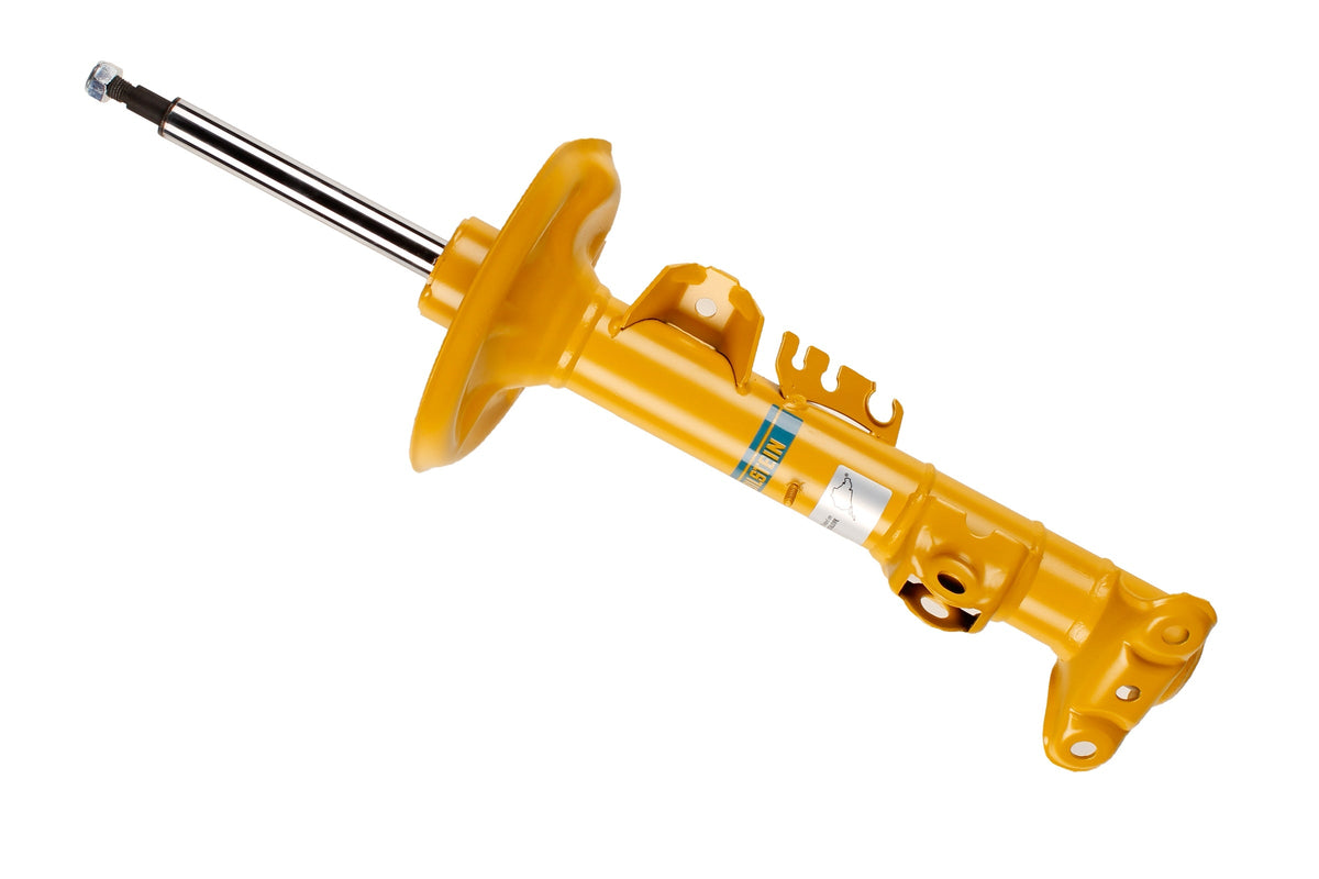 Bilstein B8 Performance front left shock absorber for BMW 3 Series E36, featuring durable metal body and mounting components.