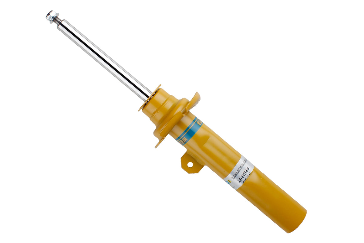 Bilstein B6 front shock absorber for BMW 2 Series Active Tourer F45/F46, shown in a close-up view of the shock absorber.