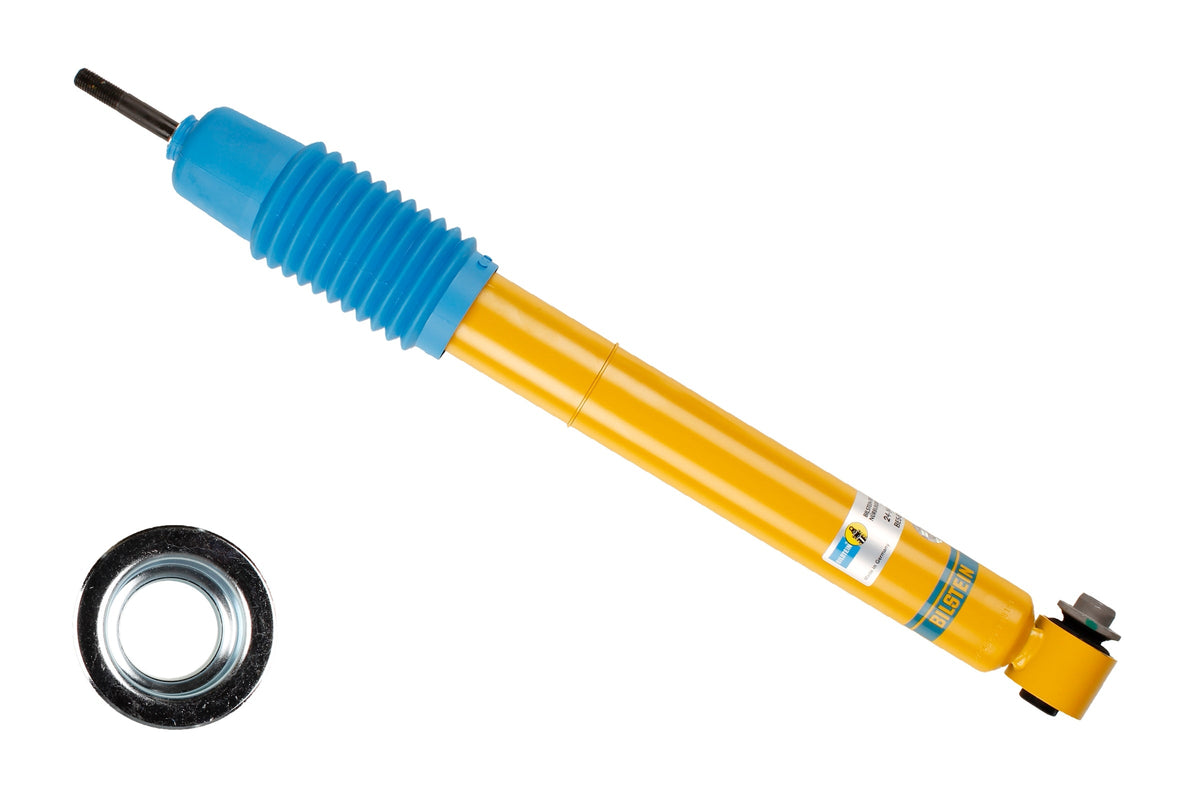 Bilstein B8 rear shock absorber for BMW 5 Series E60, showing the durable shock absorber with mounting components.