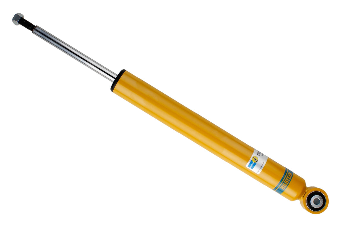 Bilstein B6 rear shock absorber for Porsche Panamera 970, showing the durable metal shock unit with mounting components.