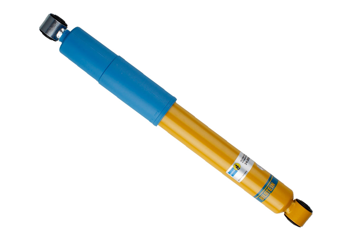 Bilstein B6 rear shock absorber for Volkswagen Crafter, showing the durable automotive suspension component in black.