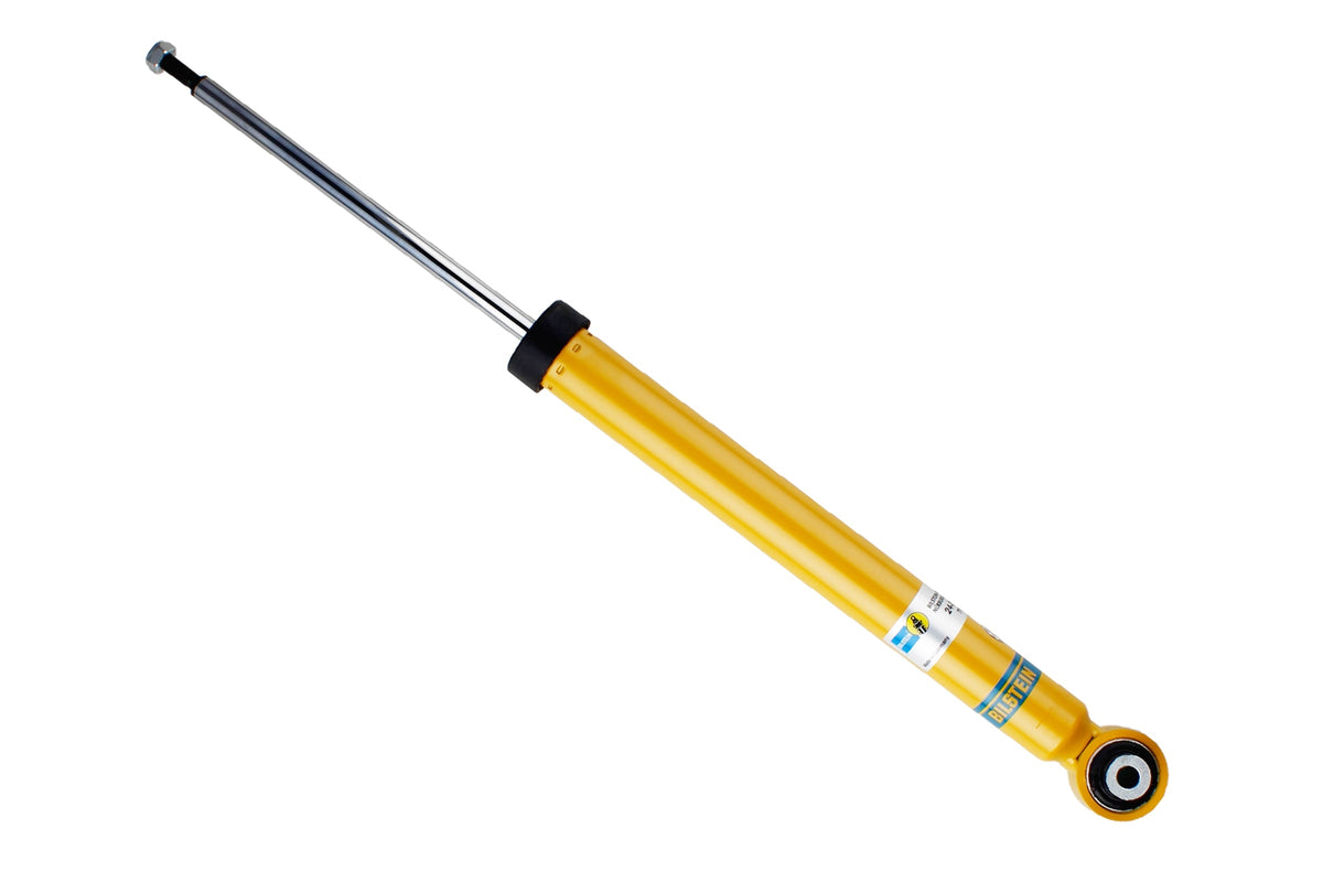Bilstein B6 rear shock absorber for Volkswagen Tiguan Allspace, showing the durable metal shock unit with mounting components.