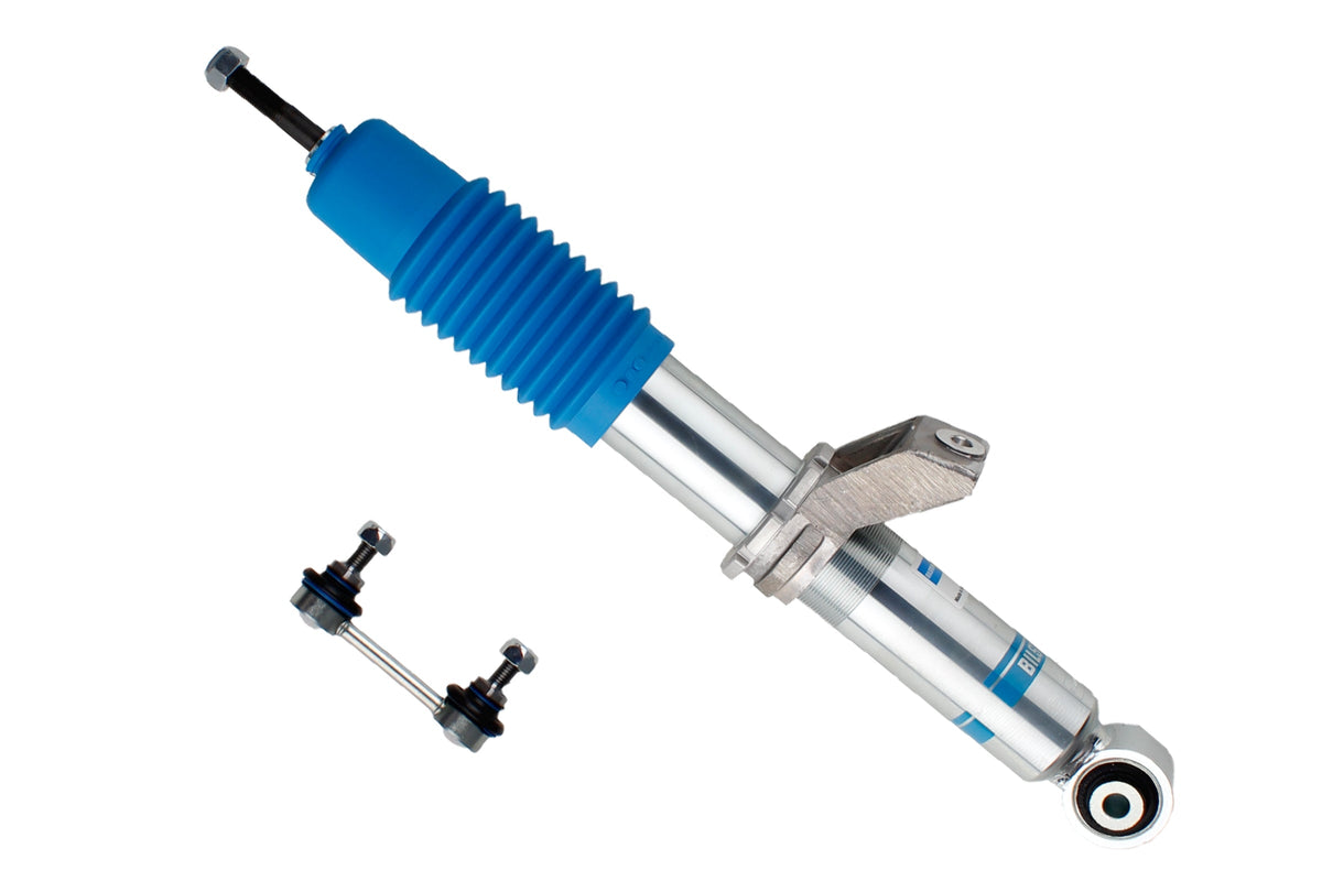 Bilstein B8 rear shock absorber for Porsche 911 993 model, showing the durable metal body and mounting components.