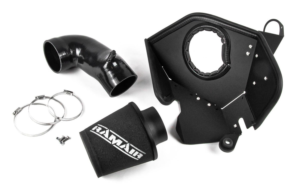 Ramair Jetstream induction kit for VAG MQB MK7 1.6 TDI car, showing the high-performance air intake components.