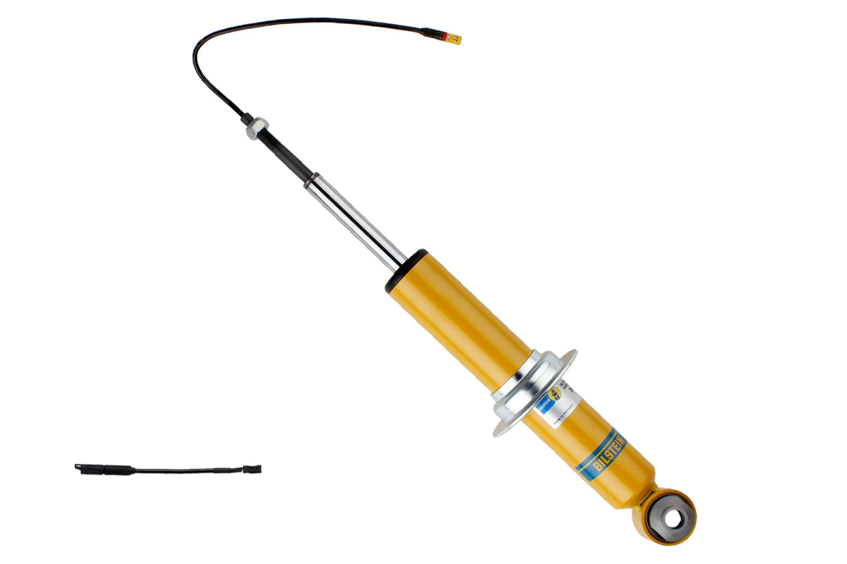 Bilstein B6 rear shock absorber for BMW 6 Series E63 M6, showing the durable shock absorber with mounting components.
