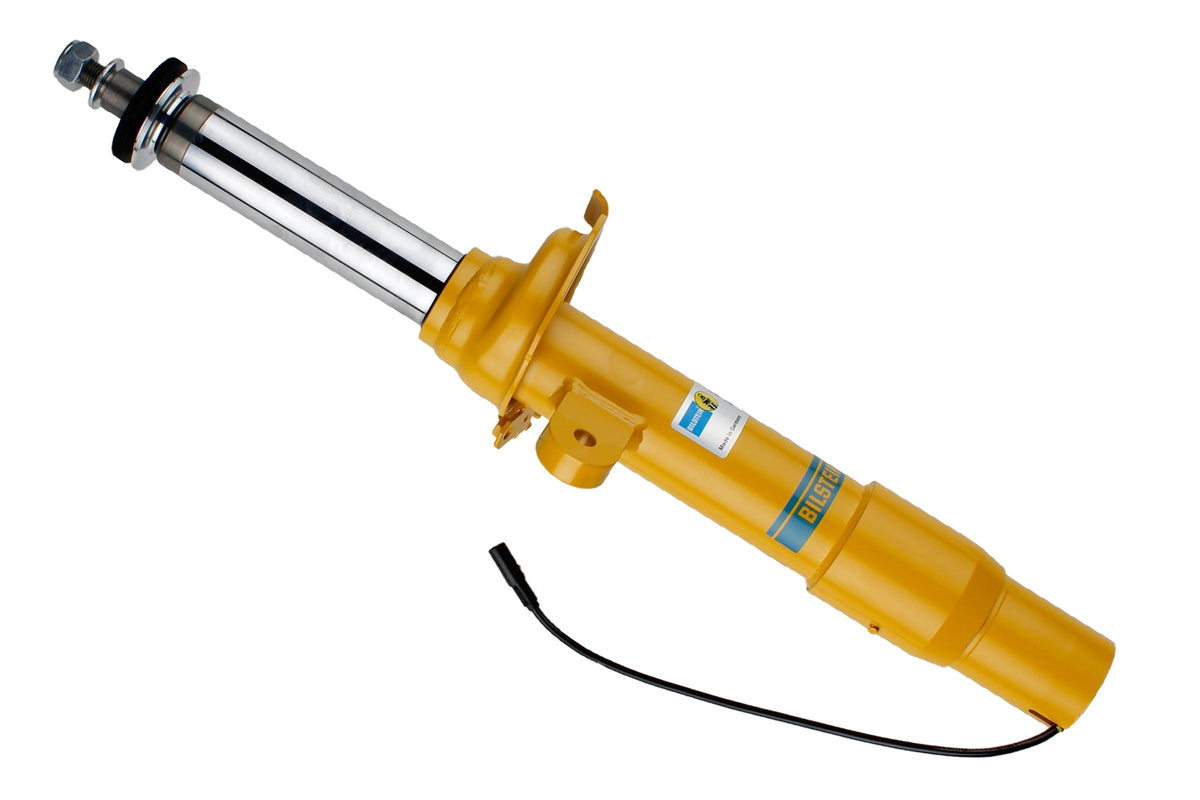 Bilstein B6 front left shock absorber for BMW M3 F80, M4 F82, F83, showing the shock with mounting components.