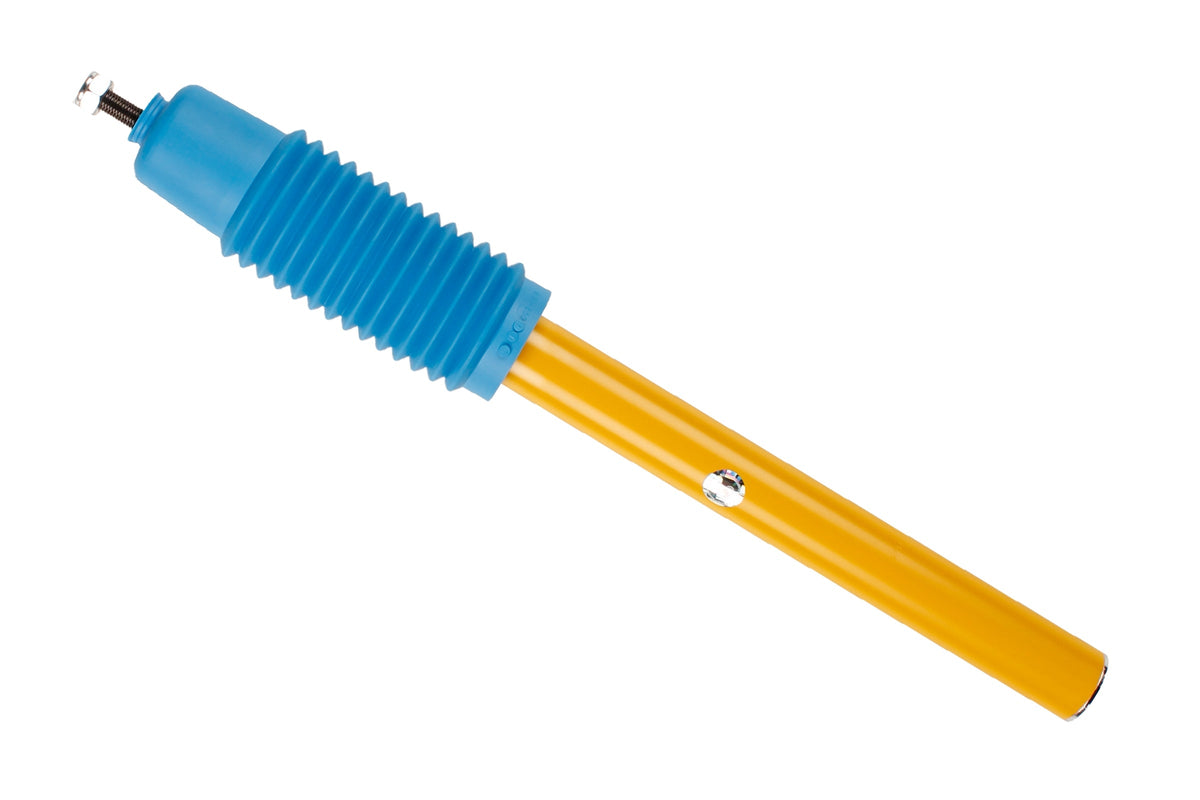Bilstein B6 front shock absorber for Audi 50, showing the durable hydraulic shock absorber with mounting components.