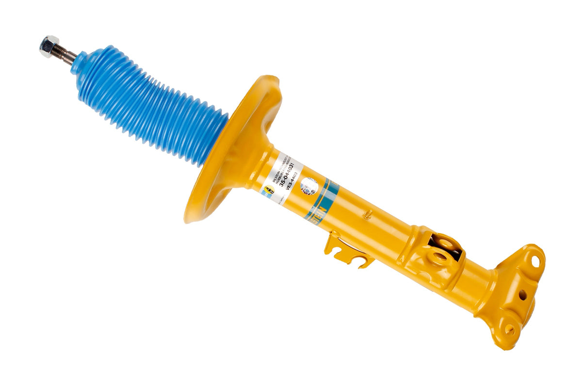 Bilstein B8 front shock absorber for BMW 3 Series E36, showing the durable shock absorber with mounting components.