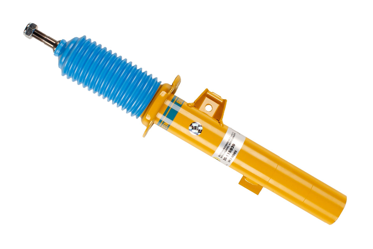 Bilstein B8 shock absorber for BMW 1 Series E87, Type 187, front left, high-performance suspension component.