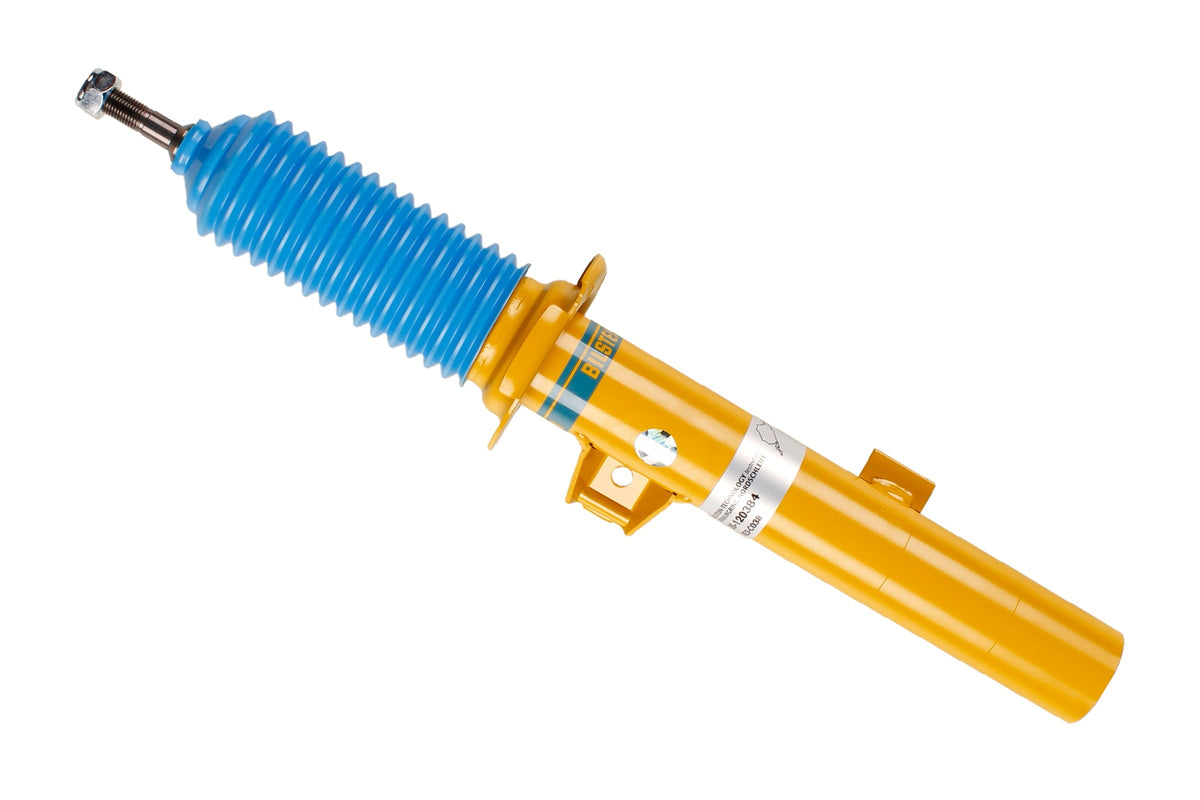 Bilstein B6 shock absorber for BMW 3 Series E90 E91 E92 E93, showing the black coil-over design and mounting components.