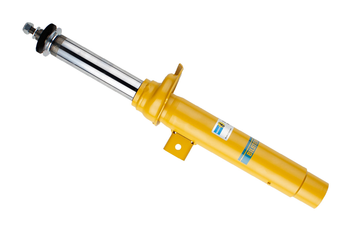 Bilstein B6 shock absorber for BMW 14 F2036 2WD, front suspension part with metal and rubber components.