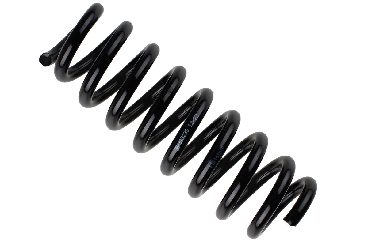 Bilstein B3 OE replacement coil springs for BMW E90 H, showing the metal coil spring with manufacturer markings.