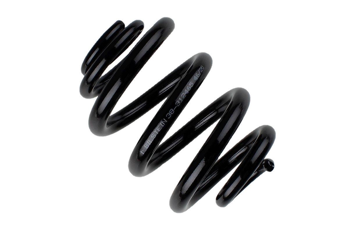 Bilstein B3 OE replacement coil springs for Volkswagen T5, part number 38-312465, showing the new springs for vehicle suspension.