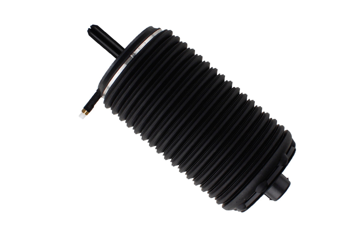 Bilstein B3 rear air spring for Porsche Macan 95B, part of air suspension system, showing the black spring coil with mounting components.
