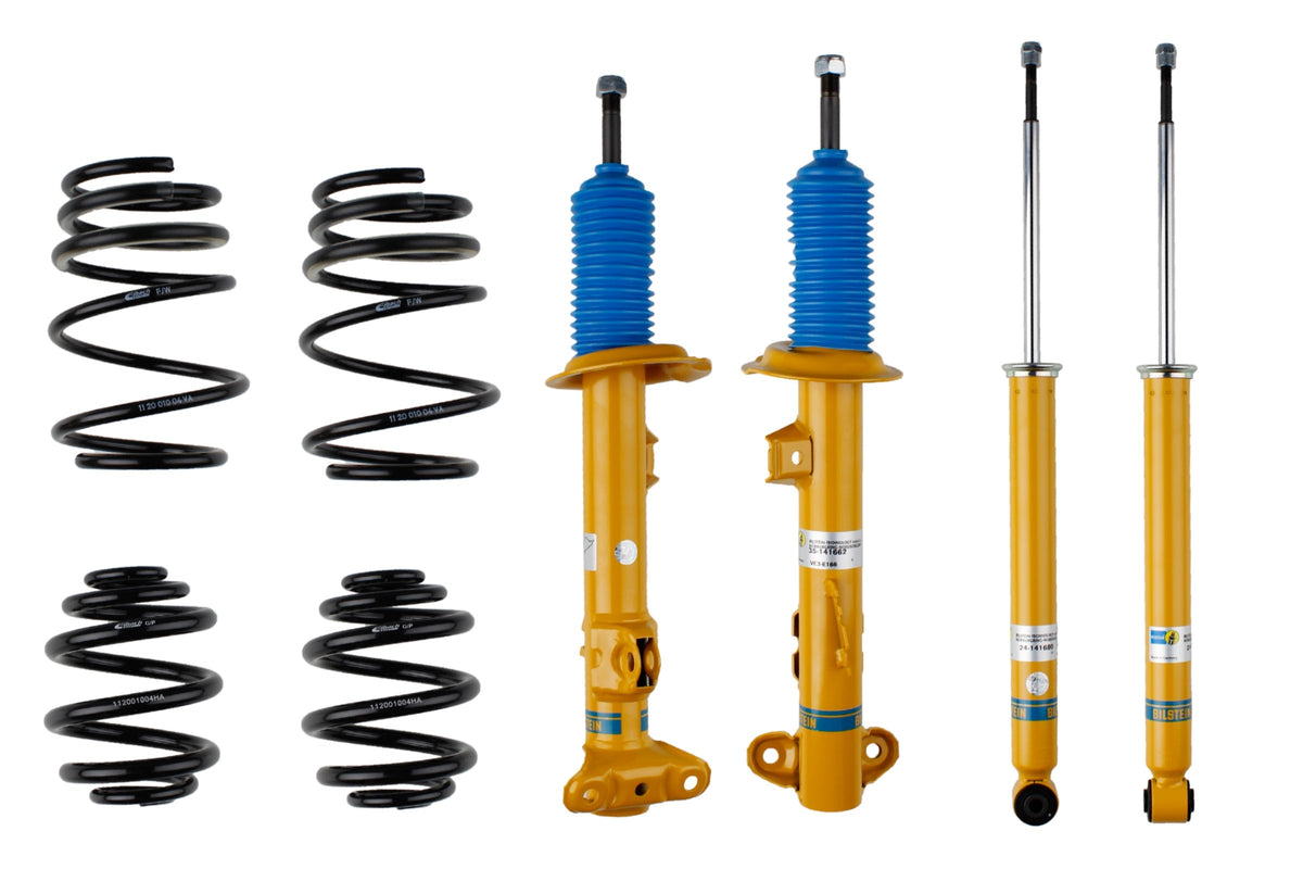 Bilstein B12 Coilover Kit suspension for BMW Z4 Coupe, showing adjustable coilover shocks and mounting components.