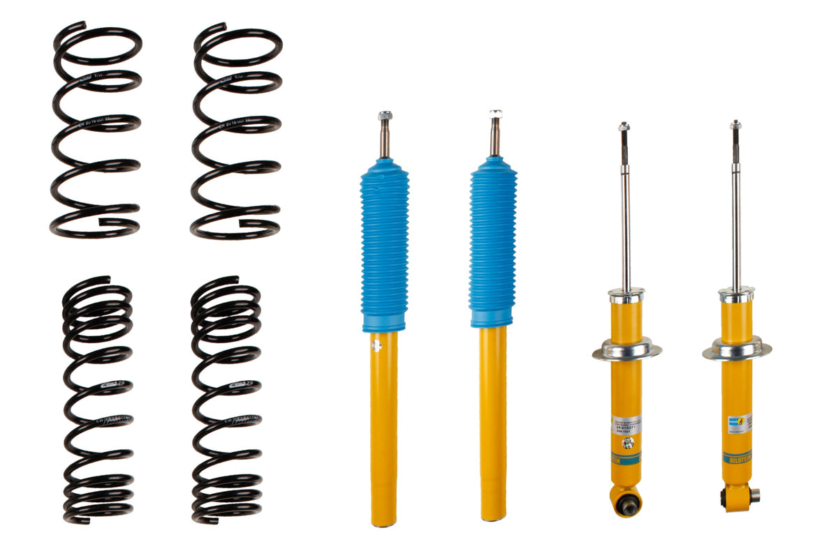 Bilstein B12 Coilover Suspension Kit for BMW 7 Series E32, featuring adjustable shocks and coil springs for improved ride quality.