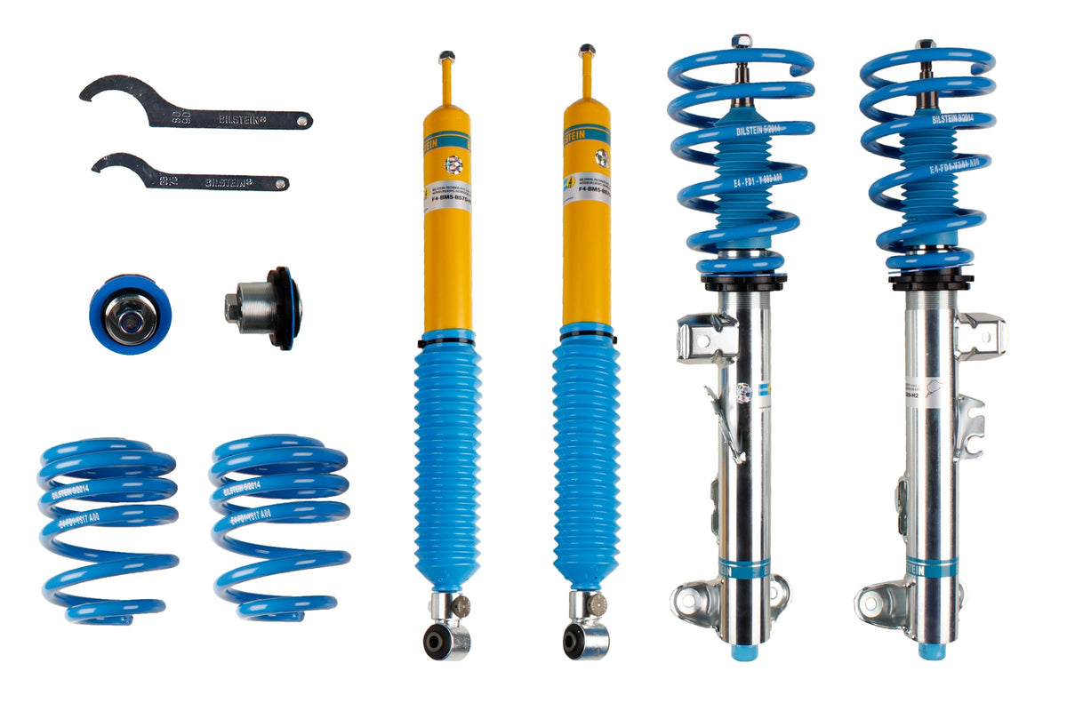 Bilstein B16 coilover suspension kit for BMW M3 E36 3.0, featuring adjustable suspension components and coilover design.