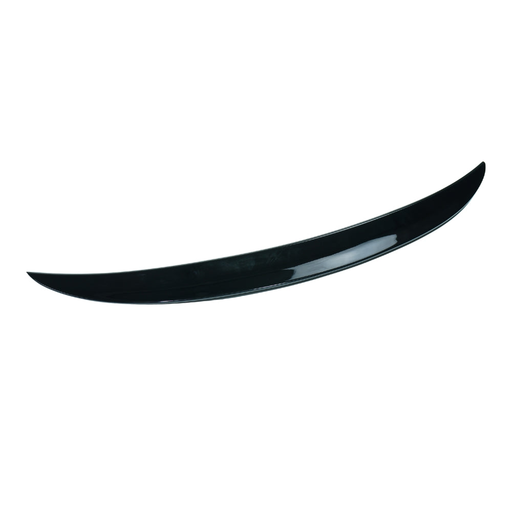 BMW 3 Series M3 E92 2007-2013 CT Carbon V3 gloss black spoiler mounted on the rear of the car.