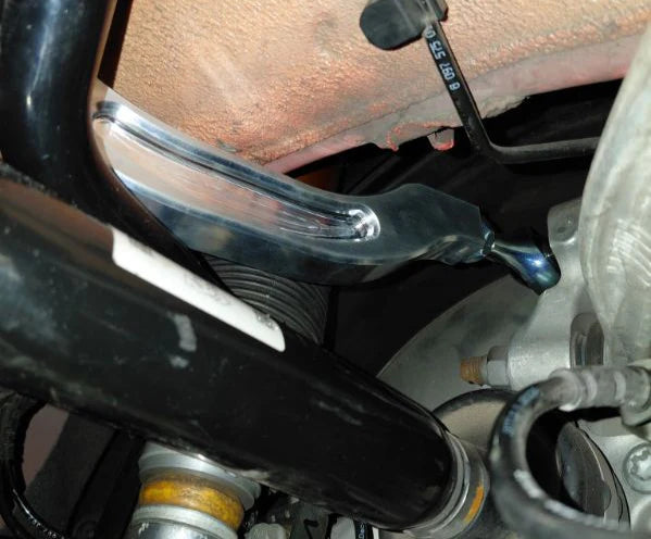 Millway Motorsport adjustable rear camber links for G8X M2, M3, M4 models, shown as durable lower control arms in black with mounting hardware.
