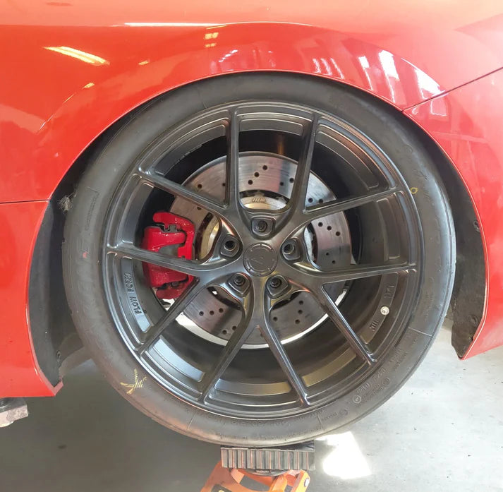 Millway Motorsport adjustable rear camber links for G8X M2, M3, M4, shown as lower control arms with metal construction and mounting points.