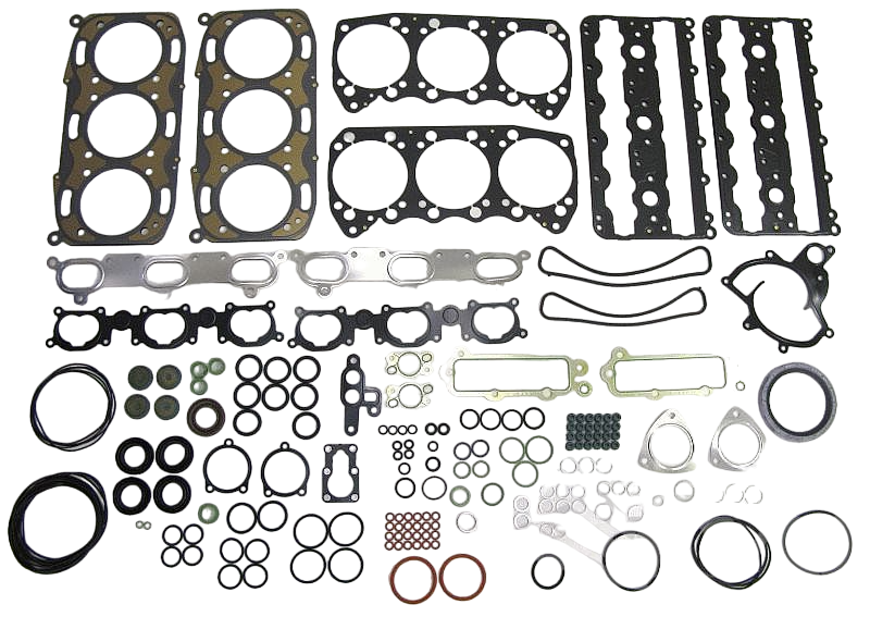Genuine Porsche Motorsport engine gasket set for Porsche 996 and 997 GT3, includes multiple gaskets for engine sealing.