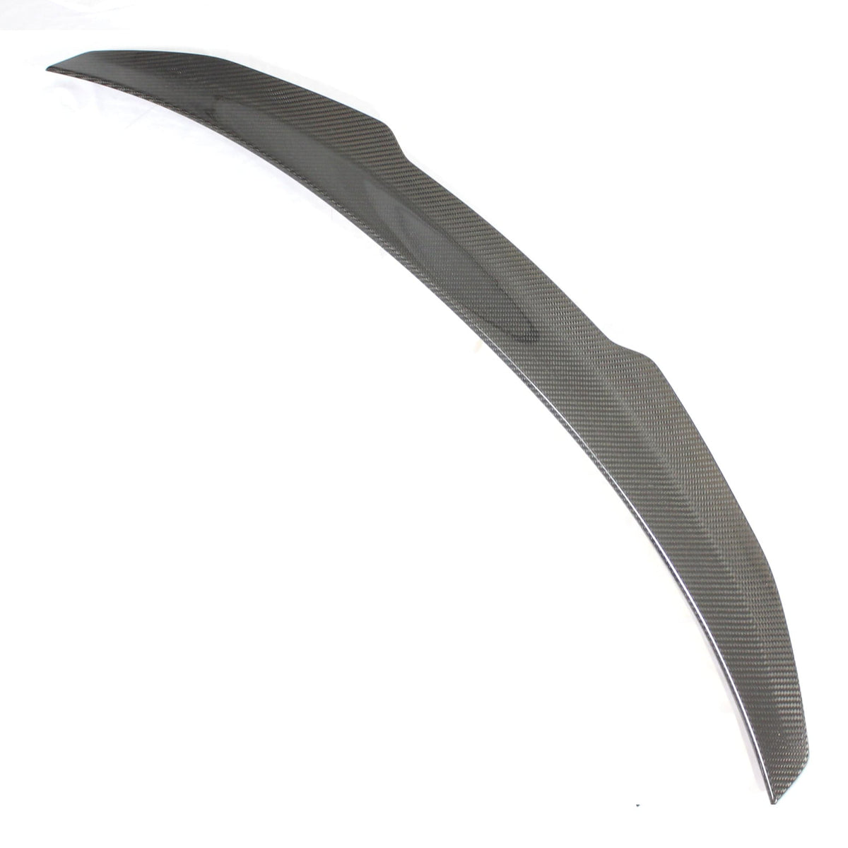 Carbon fiber spoiler for Audi A3 S3 RS3 8Y saloon, V3 style, by CT Carbon, shown on the car's rear with a sleek finish.