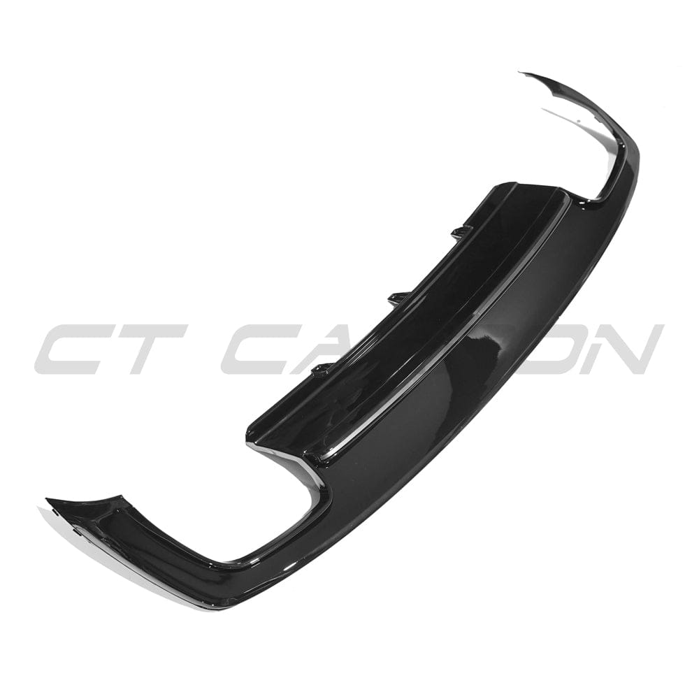 CT Carbon gloss black diffuser for Audi A4 S-Line and S4 B8.5 models, 2013-2015, showcasing sleek automotive diffuser design.