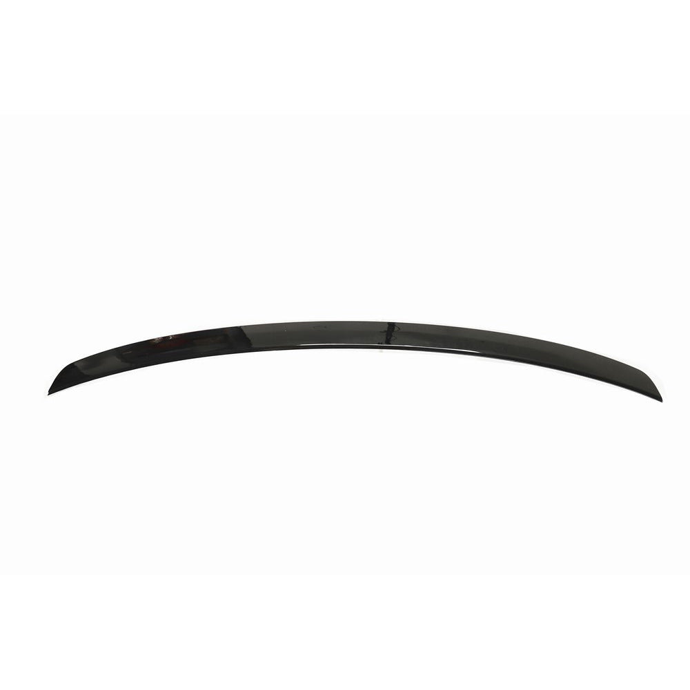Gloss black convertible spoiler for Audi A5/S5 B9 8W by CT Carbon, aerodynamic car accessory for sporty style.
