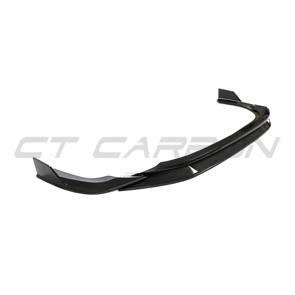 Full carbon fibre kit for Audi RS3 8Y saloon, CT Design V2, includes exterior accents and body parts with a sleek carbon finish.