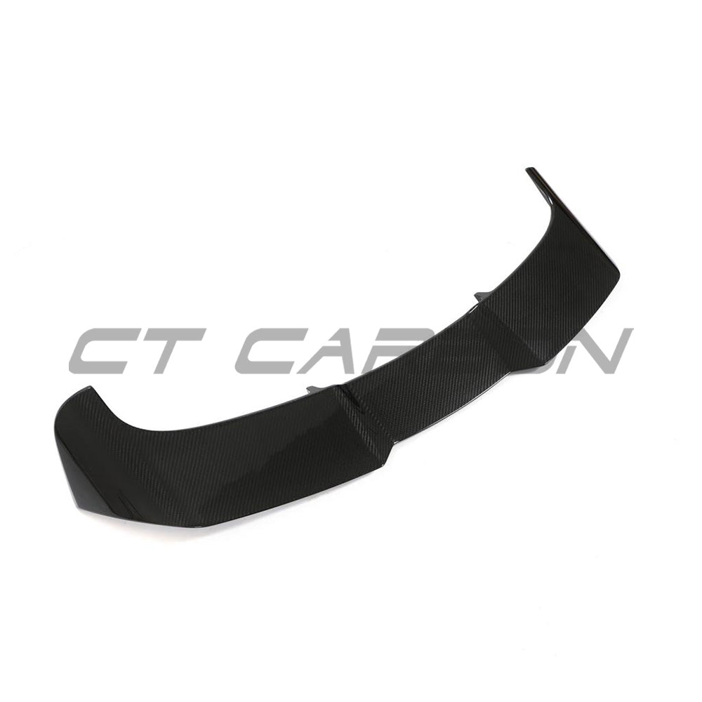 AUDI RS6 C8 full carbon fibre kit by CT Design, featuring rear and side view of lightweight carbon fibre components on the car