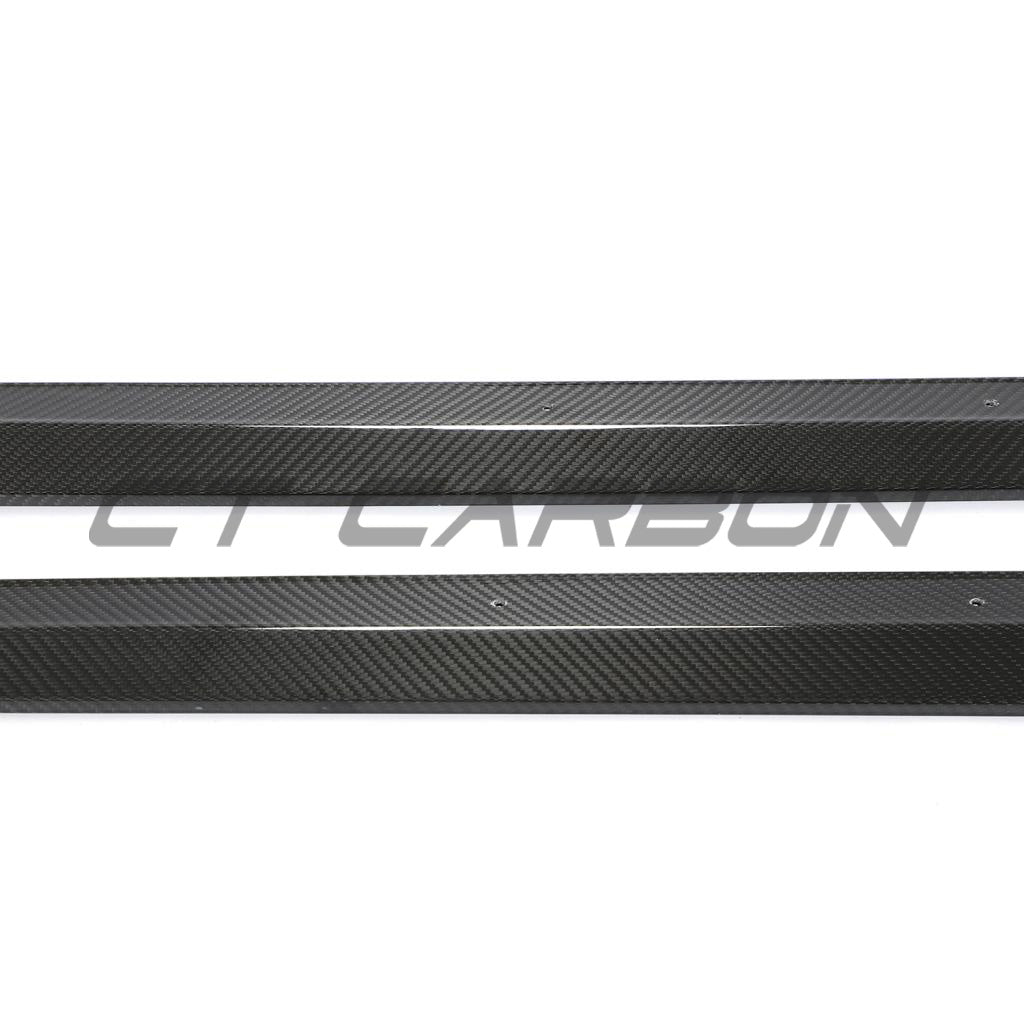 Audi RS6 C8 full carbon fibre kit by CT Design, showing the sleek carbon fibre body panels and aerodynamic details.