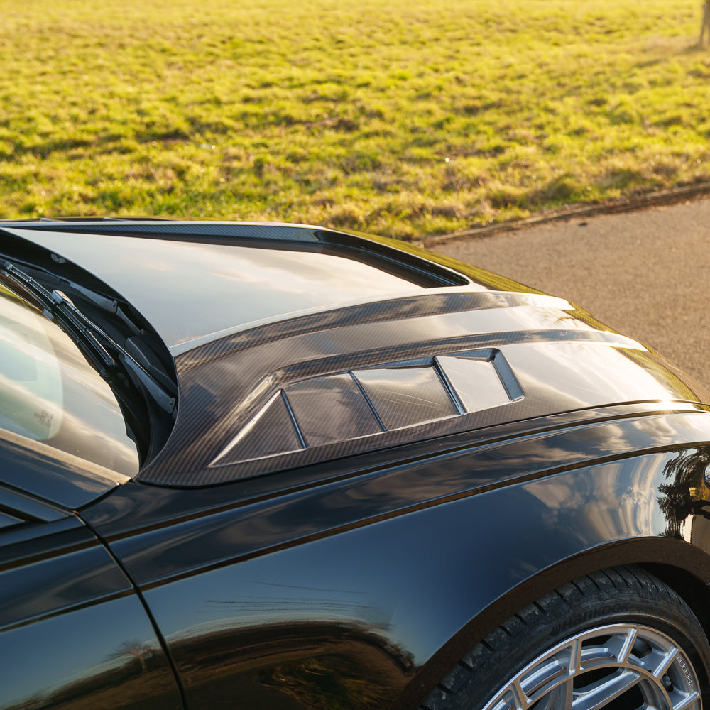 Audi A6/A7/S6/S7/RS6/RS7 C8 carbon fibre hood by CT Carbon, showcasing lightweight, high-performance bonnet for sleek vehicle design.