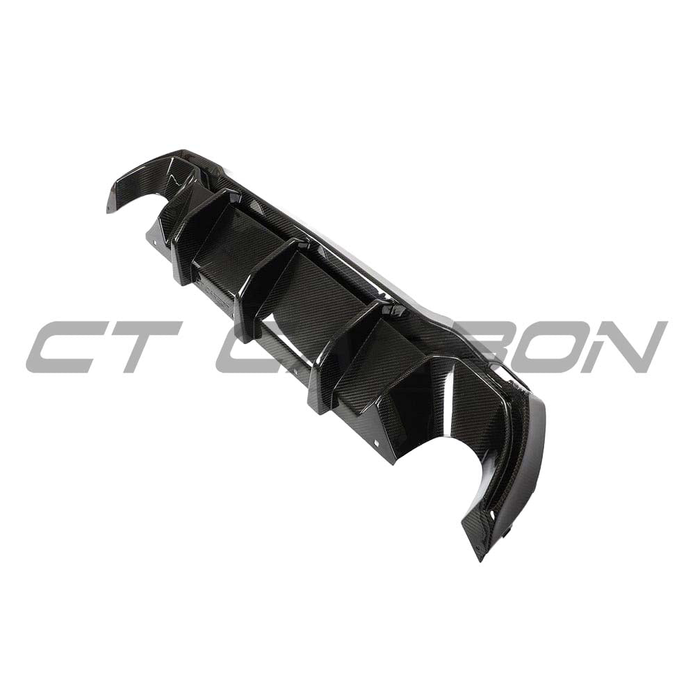 BMW 1 Series F40 2019-2024 full carbon fiber kit by CT Design, featuring a sleek carbon fiber diffuser and aerodynamic enhancements.