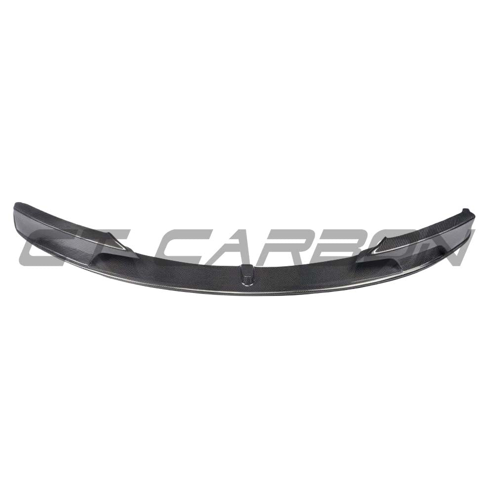 BMW F30 3 Series carbon fiber splitter kit by CT Carbon, featuring MP style design for 2011-2019 model.