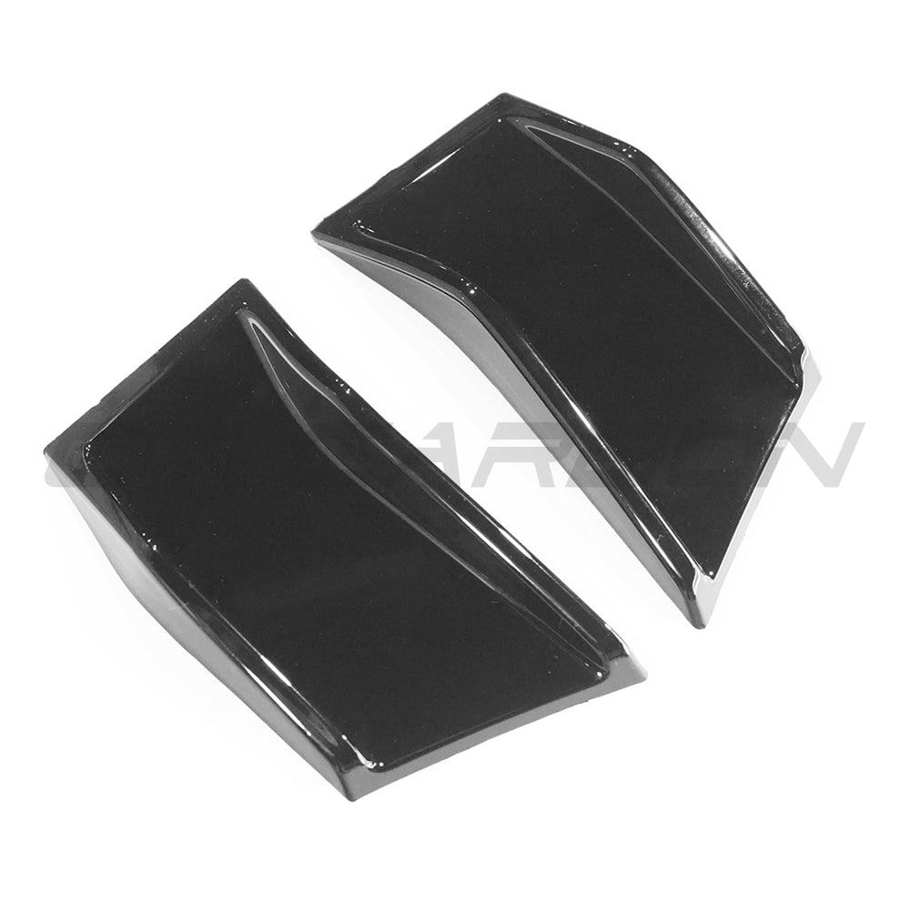 BMW 4 Series G22 G23 gloss black vent accessories by CT Carbon, showing close-up of sleek black vent design on vehicle.