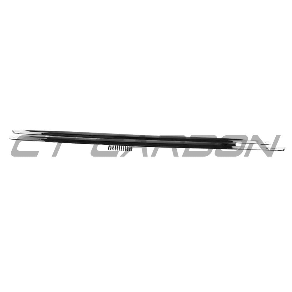BMW 5 Series G30 Gloss Black Full Kit by CT Carbon, including exterior trim and accents, in a sleek, high-gloss black finish.