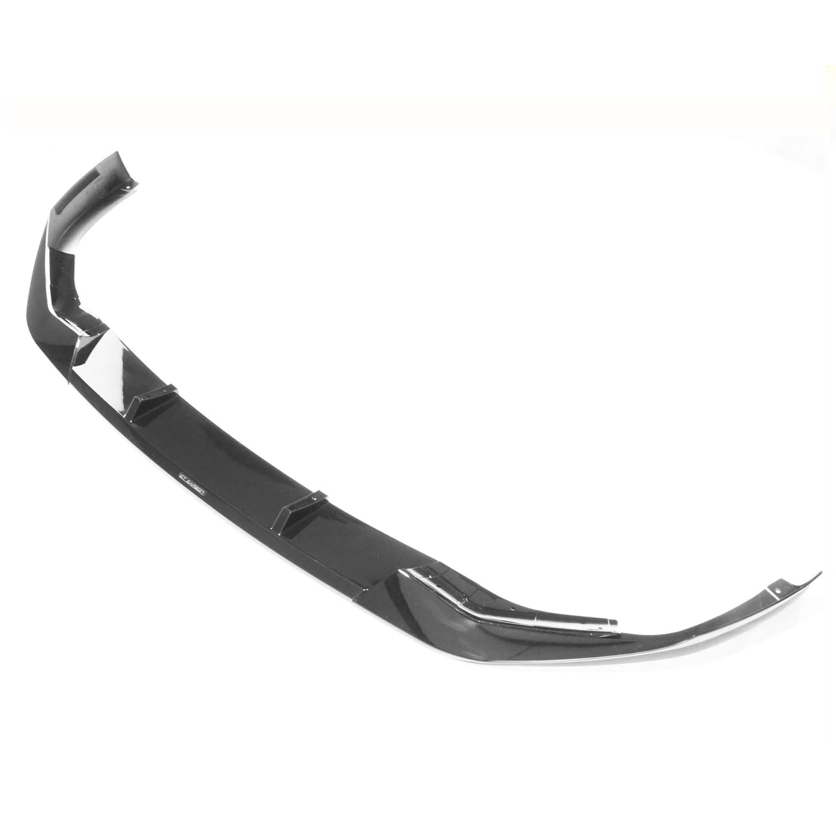 BMW 5 Series G30 G31 LCI CT Carbon gloss black splitter, V2, front car splitter with sleek aerodynamic design.