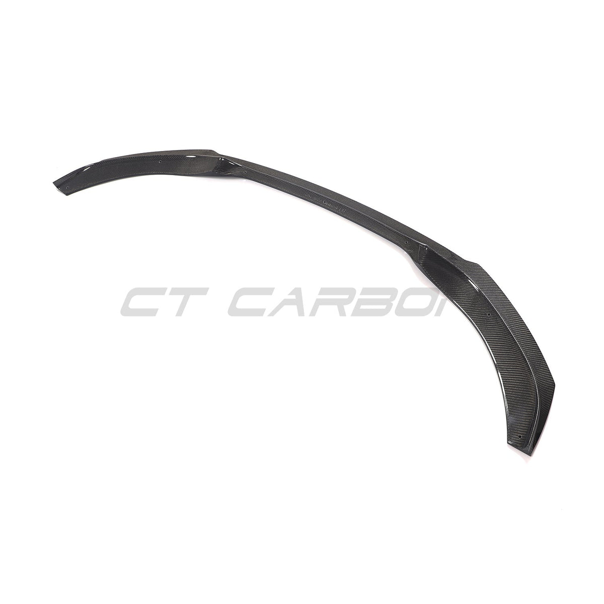 BMW F20 and F21 1 Series LCI carbon fibre splitter by CT Carbon, showing the sleek, aerodynamic front splitter on the vehicle.