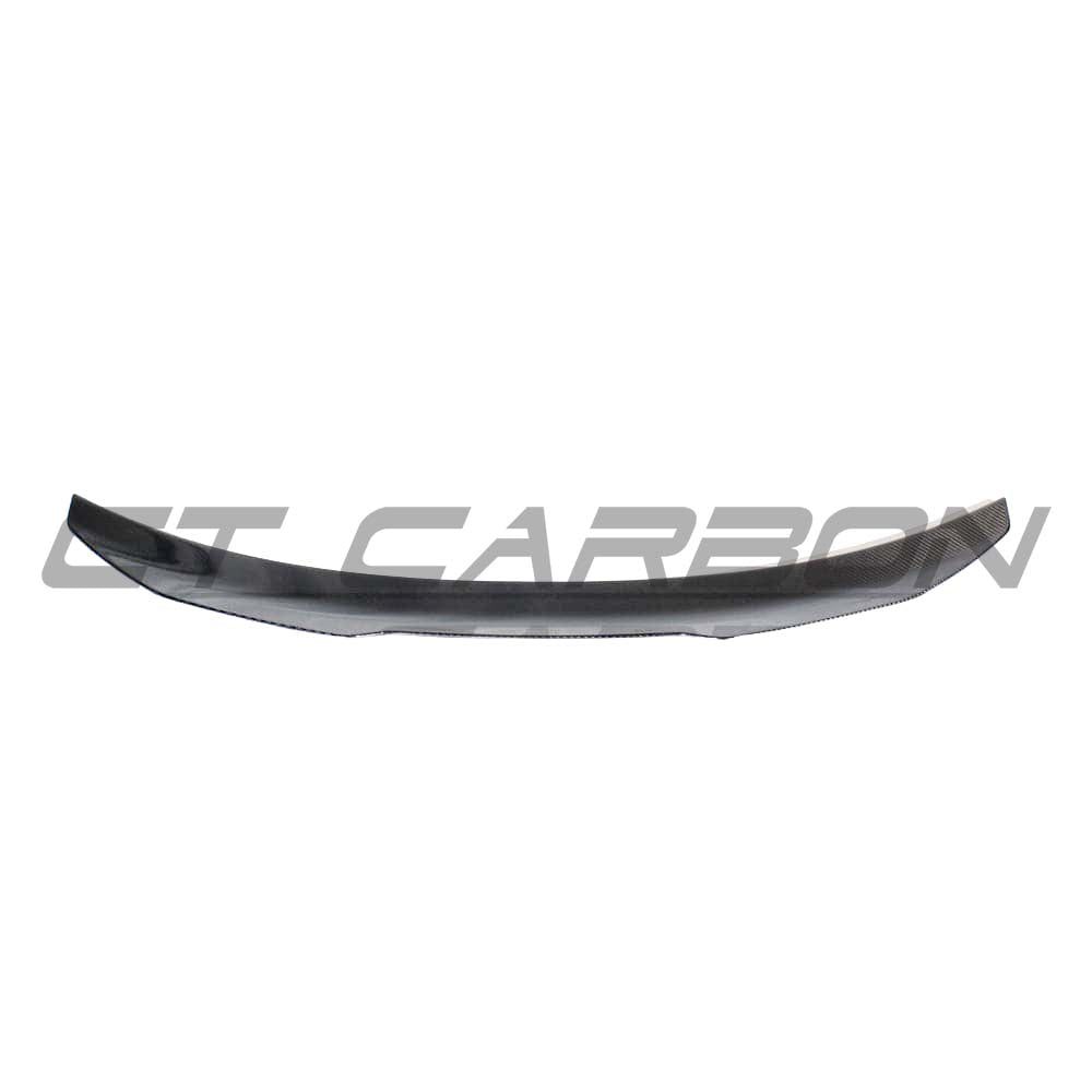 BMW F32 4 Series pre-preg carbon fibre spoiler by CT Carbon, showcasing sleek V3 style on the car's rear.