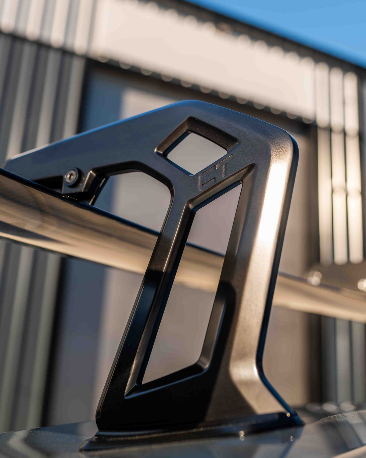 BMW F80 M3 and F30 3 Series carbon fibre swan neck wing spoiler by CT Design, featuring sleek aerodynamic design.