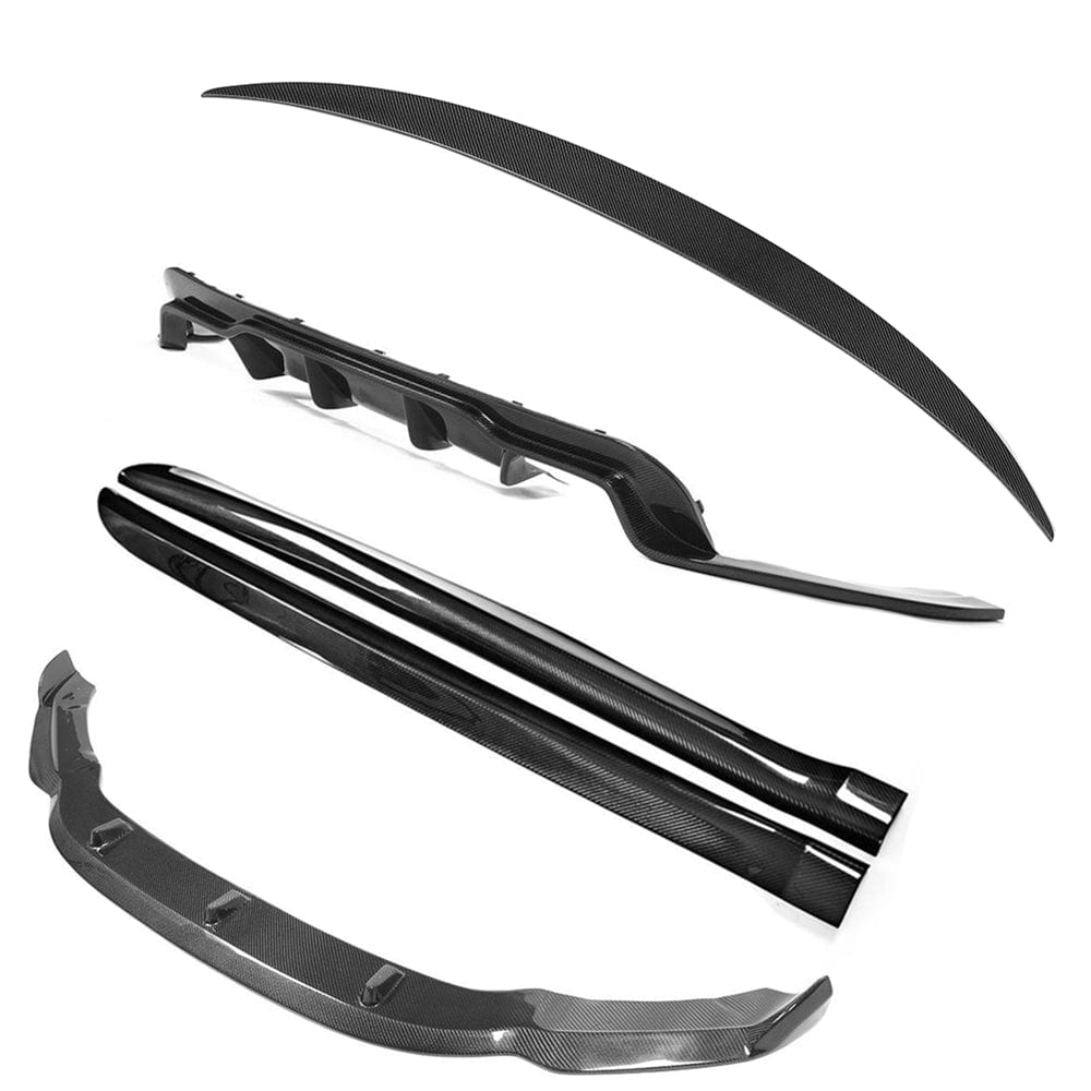 BMW F86 X6M carbon fibre full kit by CT Carbon, showing sleek, high-quality carbon fibre components for the SUV.