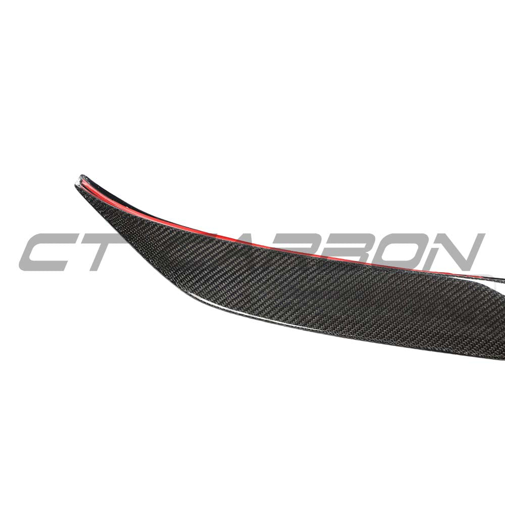 BMW F90 M5 LCI saloon with full carbon fibre kit by CT Carbon, showcasing V6 style exterior enhancements.