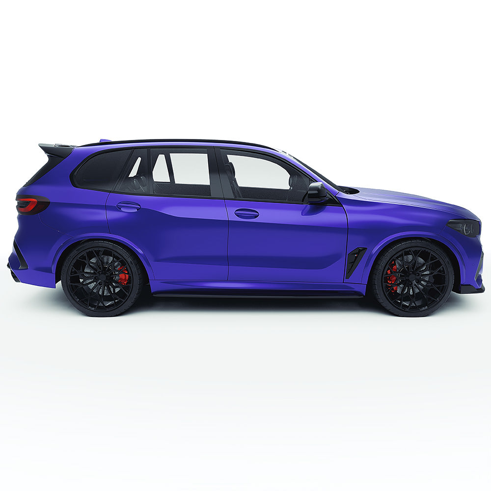 BMW F95 X5M 2019-2022 pre-LCI carbon fiber full kit by CT Design, featuring sleek carbon fiber exterior components.