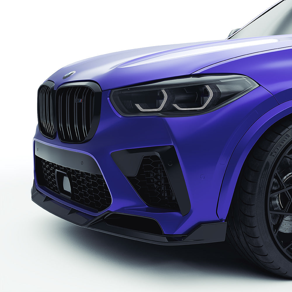 BMW F95 X5M 2019-2022 pre-LCI carbon fiber full kit by CT Design, featuring custom carbon fiber body parts and accessories.
